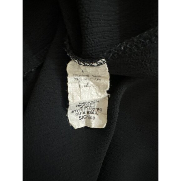 Chicos Sleeveless Top With V-Neck & Pleat Size S - Picture 4 of 4